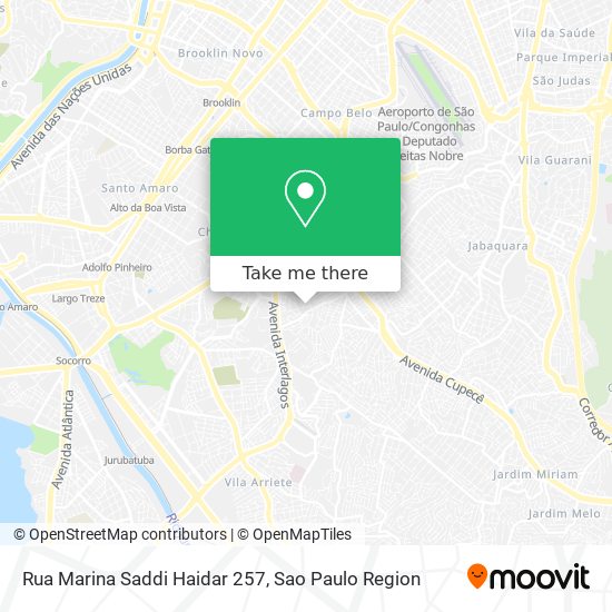 Mapa Rua Marina Saddi Haidar 257