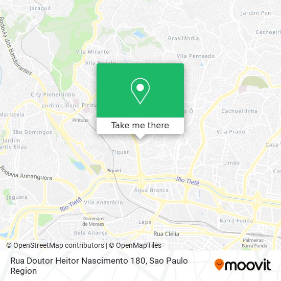 Rua Doutor Heitor Nascimento 180 map