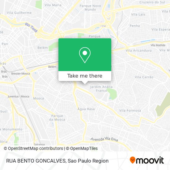RUA BENTO GONCALVES map