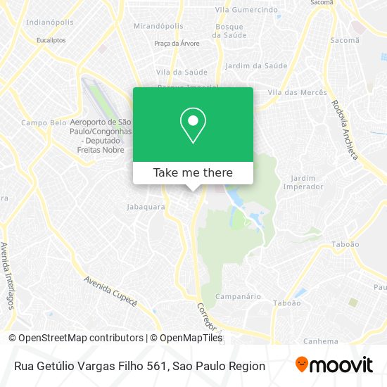 Rua Getúlio Vargas Filho 561 map