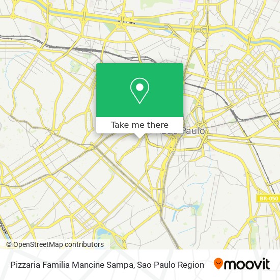 Mapa Pizzaria Familia Mancine Sampa