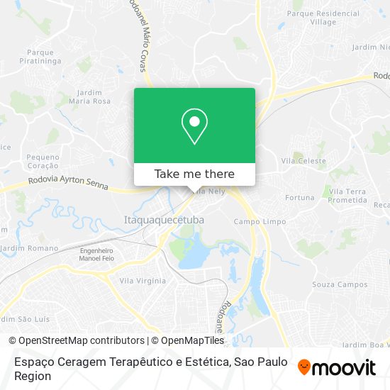 Espaço Ceragem Terapêutico e Estética map