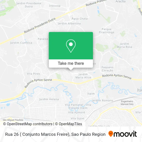 Rua 26 ( Conjunto Marcos Freire) map