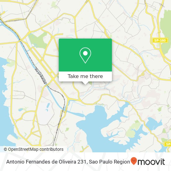 Antonio Fernandes de Oliveira 231 map