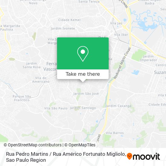 Rua Pedro Martins / Rua Américo Fortunato Migliolo map