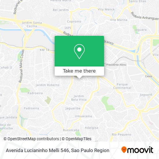 Avenida Lucianinho Melli 546 map