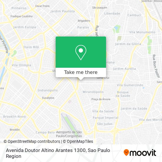 Avenida Doutor Altino Arantes 1300 map