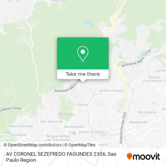 AV CORONEL SEZEFREDO FAGUNDES 2306 map