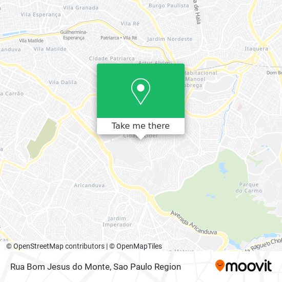 Rua Bom Jesus do Monte map