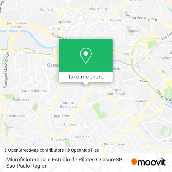 Microfisioterapia e Estúdio de Pilates Osasco-SP map