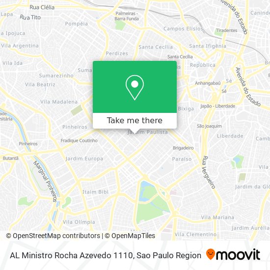 AL Ministro Rocha Azevedo 1110 map