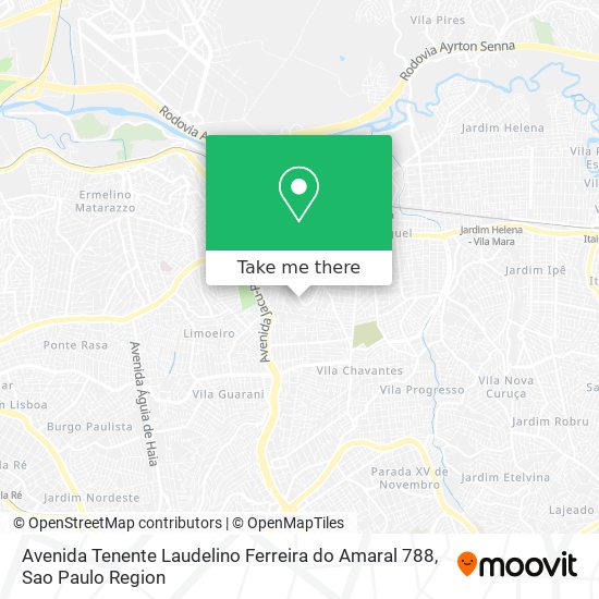 Avenida Tenente Laudelino Ferreira do Amaral 788 map