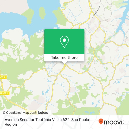 Avenida Senador Teotônio Vilela 622 map