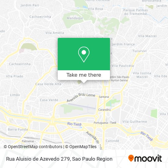 Rua Aluisio de Azevedo 279 map