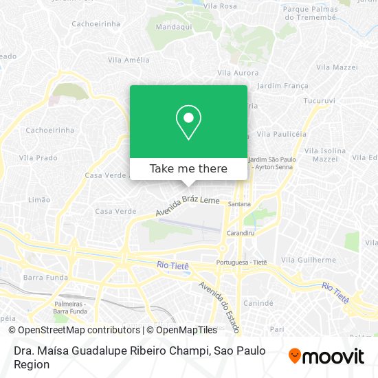 Mapa Dra. Maísa Guadalupe Ribeiro Champi
