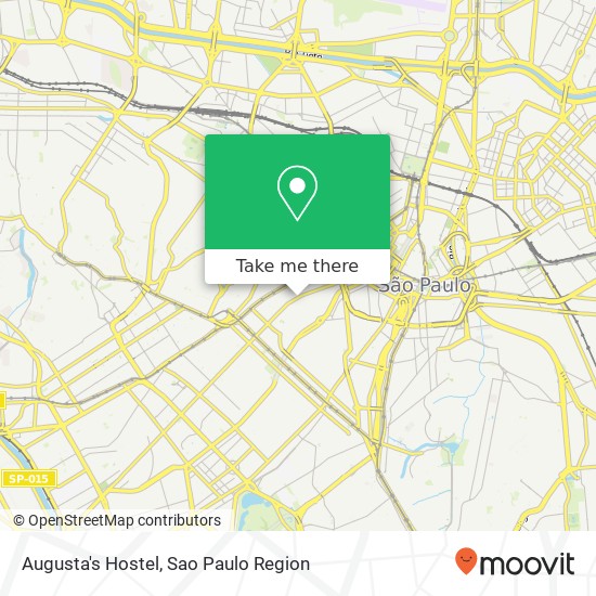 Augusta's Hostel map