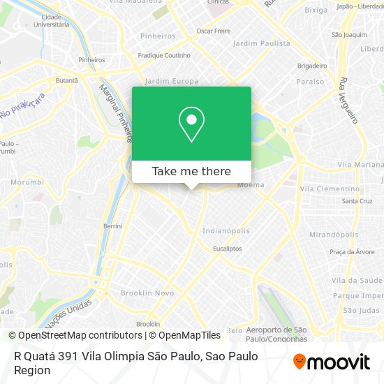 R  Quatá  391   Vila Olimpia  São Paulo map