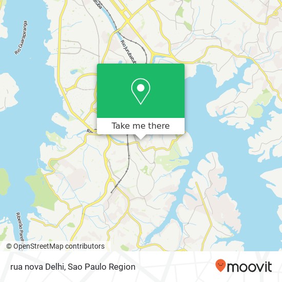 Mapa rua nova Delhi