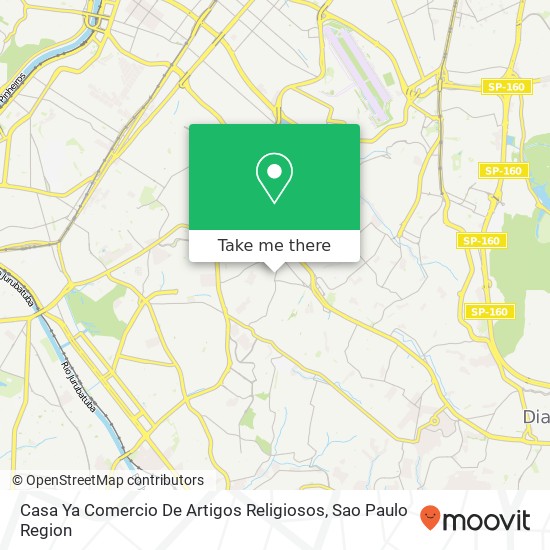 Casa Ya Comercio De Artigos Religiosos map