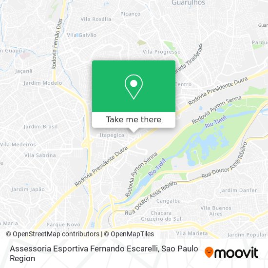 Mapa Assessoria Esportiva Fernando Escarelli