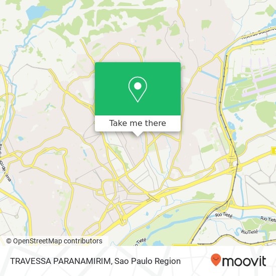 Mapa TRAVESSA PARANAMIRIM