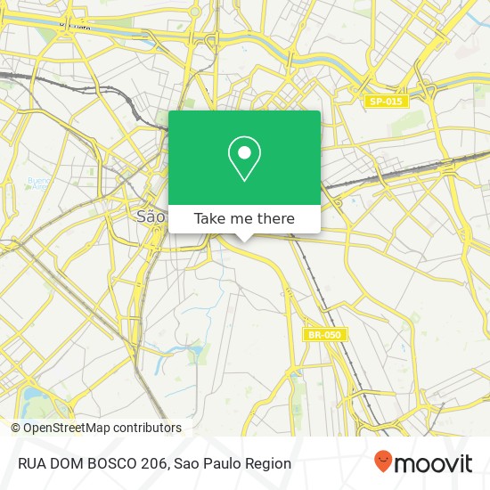 RUA DOM BOSCO 206 map