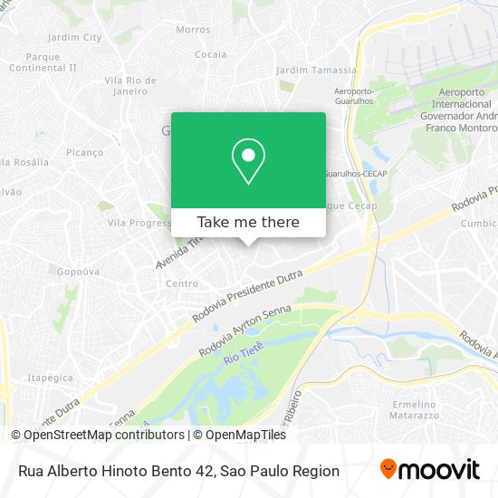 Rua Alberto Hinoto Bento 42 map