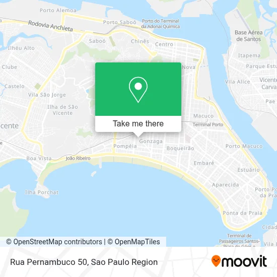 Rua Pernambuco  50 map