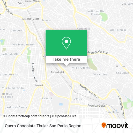 Quero Chocolate Thuler map