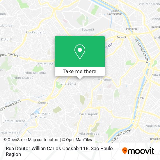 Mapa Rua Doutor Willian Carlos Cassab 118