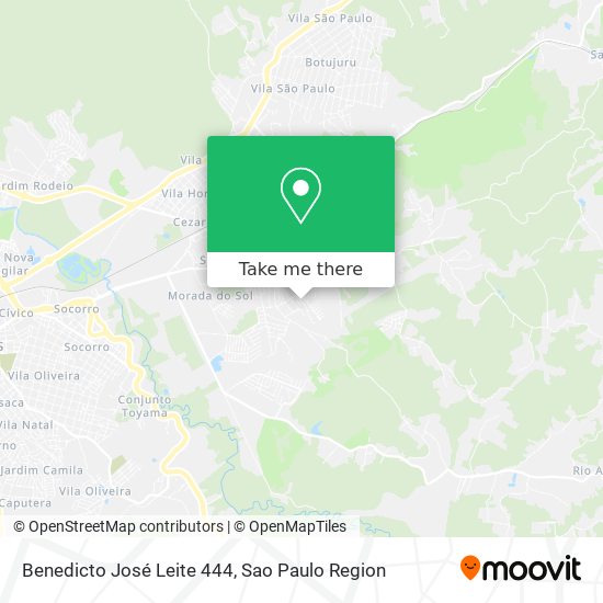 Benedicto José Leite 444 map