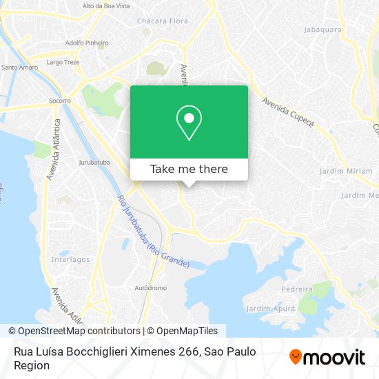 Mapa Rua Luísa Bocchiglieri Ximenes 266