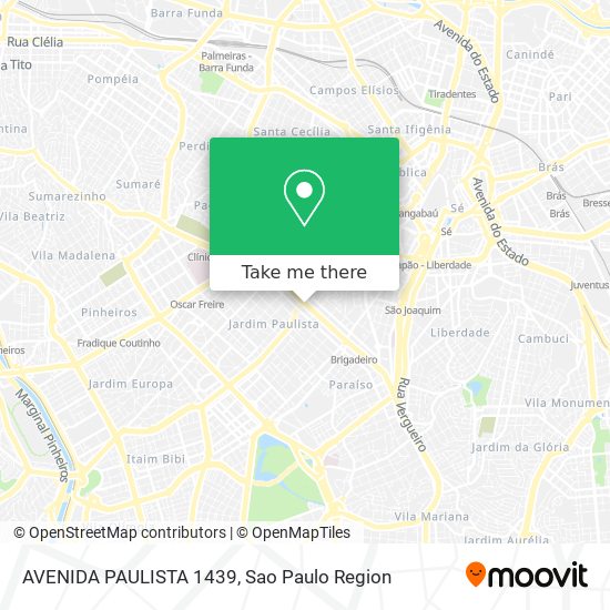 AVENIDA PAULISTA  1439 map