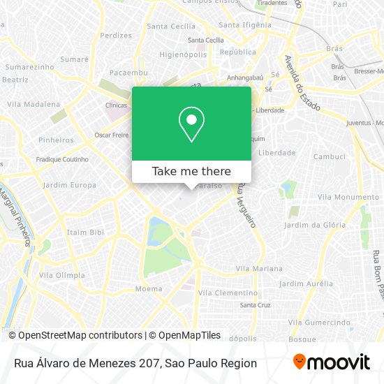 Rua Álvaro de Menezes 207 map