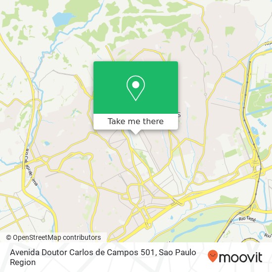 Avenida Doutor Carlos de Campos 501 map