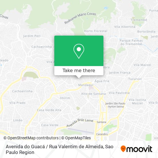 Avenida do Guacá / Rua Valentim de Almeida map