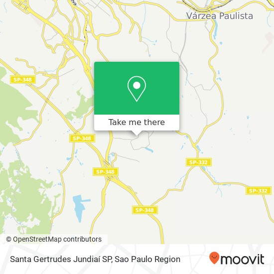 Santa Gertrudes  Jundiaí   SP map
