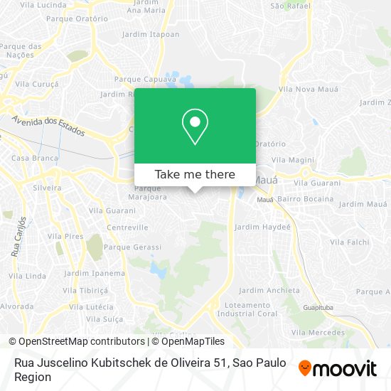 Rua Juscelino Kubitschek de Oliveira 51 map