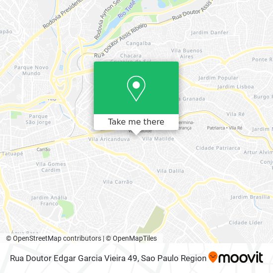 Rua Doutor Edgar Garcia Vieira 49 map