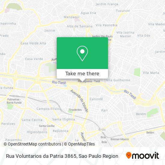 Rua Voluntarios da Patria 3865 map