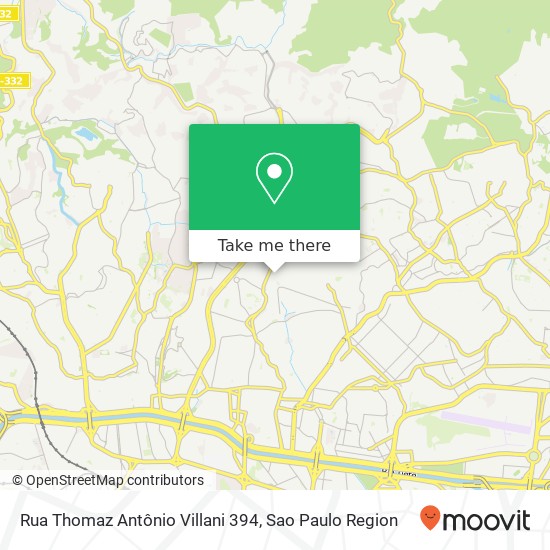 Mapa Rua Thomaz Antônio Villani 394