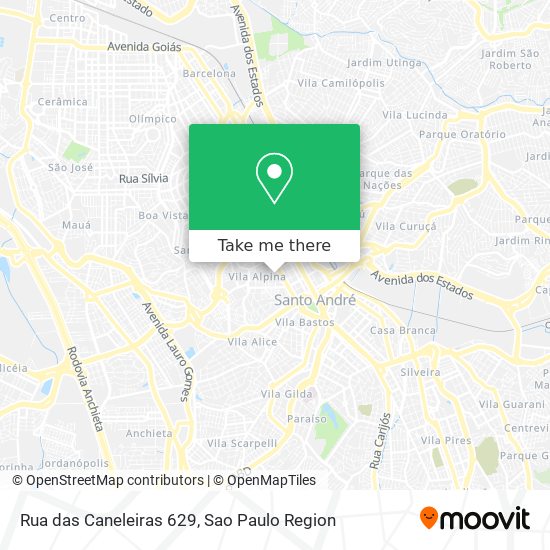 Rua das Caneleiras 629 map