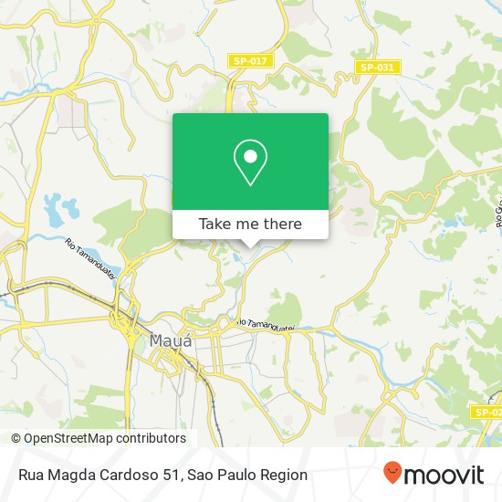 Mapa Rua Magda Cardoso 51
