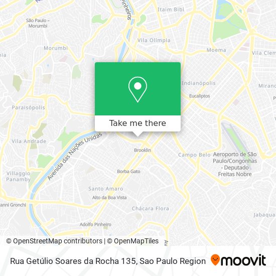 Mapa Rua Getúlio Soares da Rocha 135