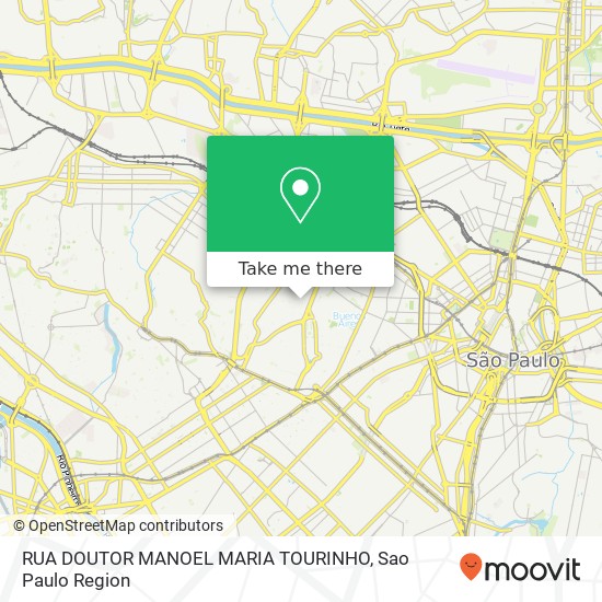 RUA DOUTOR MANOEL MARIA TOURINHO map