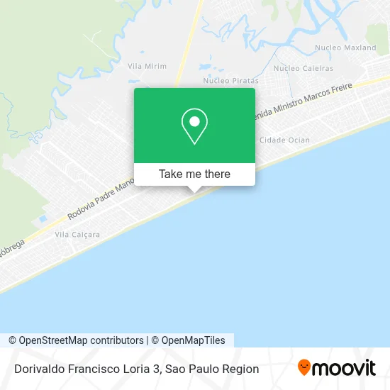 Dorivaldo Francisco Loria 3 map