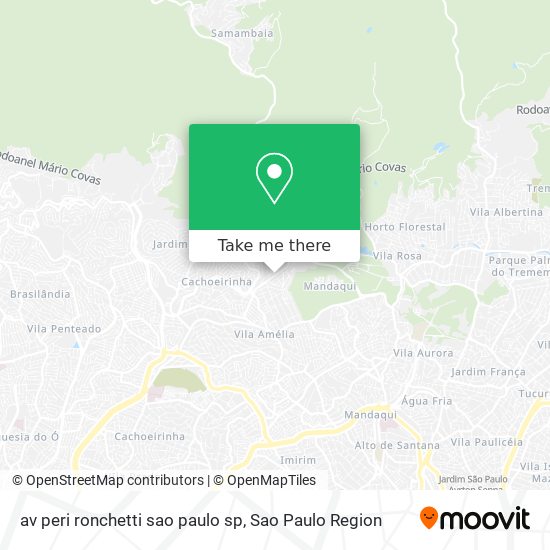 Mapa av peri ronchetti  sao paulo  sp