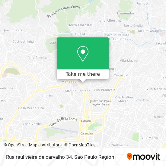 Rua raul vieira de carvalho 34 map