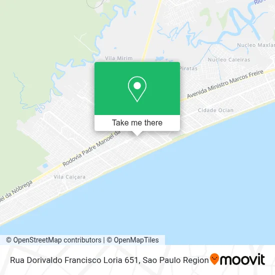 Rua Dorivaldo Francisco Loria 651 map