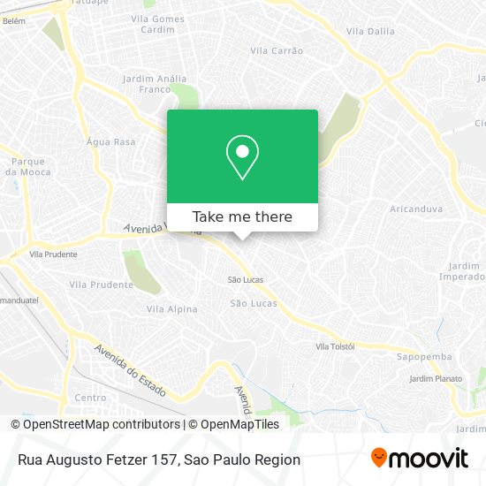 Mapa Rua Augusto Fetzer 157